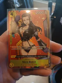 One Piece CCG TCG Nico Robin ST29-009 Alt Art English Card Egghead - Image 1