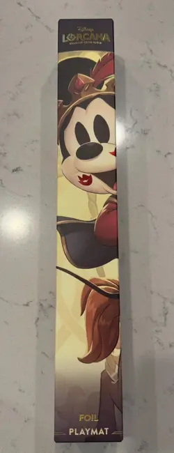 Disney Lorcana Park exclusive Foil playmat - Mickey And Minnie IN HAND - Image 1