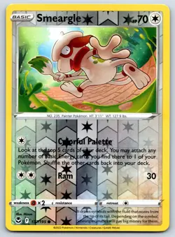 Smeargle - Reverse Holo - Silver Tempest 137/195 Pokemon Card NM - Image 1