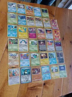 Pokemon Holo Lot 35 Cards Snorlax Vintage Lot Delta Squirtle Blastoise Pikachu - Image 1