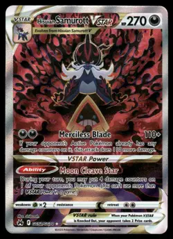 Pokemon Cards Hisuian Samurott VSTAR GG52/GG70 Crown Zenith Galarian Gallery NM - Image 1