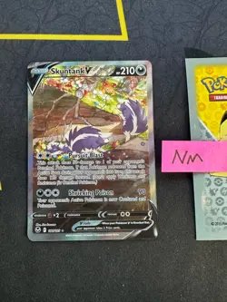 Pokemon Card Skuntank V SwSh: Silver Tempest Alternate Art 181/195 113 💎NM💎 - Image 1