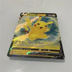 Pikachu V SWSH198 SWSH: Sword & Shield Promo Cards Promo Holo 190 HP - Image 1