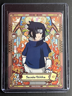 Sasuke Uchiha NARUTO NRSA01-SP-002L5 Naruto Kayou Card - ENGLISH - Heaven Scroll - Image 1