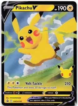 Pikachu V SWSH143 Holofoil SWSH: Sword & Shield Promo Cards - Image 1