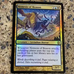 Nemesis of Reason 28 Alara Reborn FOIL MTG TCG CARD LP - Image 1