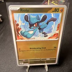 RIOLU - 76/132 Mega Evolution - NM - Reverse Holo Common - Pokemon TCG Card - Image 1