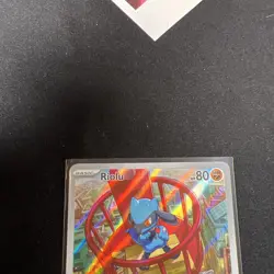 Riolu Mega Evolution ETB Pokemon Card Promo 010 Near Mint - Pokemon TCG - Image 3