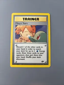 Pokemon TCG Trainer Misty's Tears Gym Challenge Card 118/132 MP - Image 1