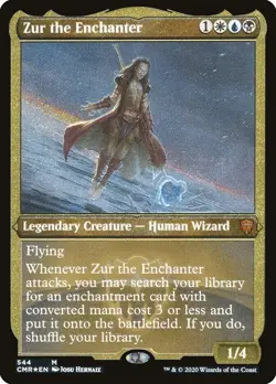 MTG Foil - Zur the Enchanter (Foil Etched) - 544 / NM / English - Image 1