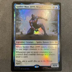 Spider-Man 2099, Miguel O'Hara #0008 -FOIL-Marvel's Spider-Man: Eternal-Legal - Image 5