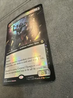 Agent Venom- Extended Art- Foil- #0255 Marvel’s Spider-Man MTG NM/M - Image 3