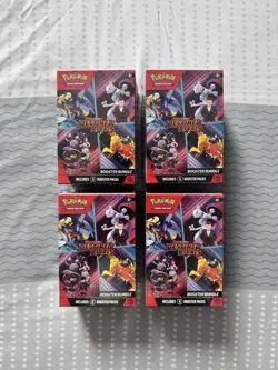Destined Rivals Booster Bundle Pokemon Scarlet & Violet Lot Of 4 SEALED - Image 1