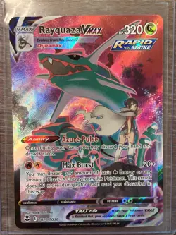 Pokemon Rayquaza VMAX TG20/TG30 Sword & Shield Silver Tempest Trainer Gallery NM - Image 1
