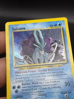 Pokemon TCG Suicune Neo Revelation Holo Rare 14/64 LP EM3 - Image 3
