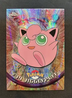 2000 Topps Chrome Pokemon Jigglypuff Spectra #39 - NM - Image 1
