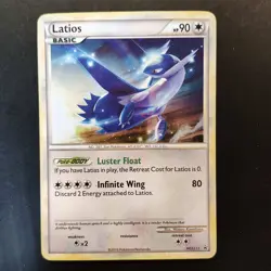 Pokemon 2010 HGSS Promos Latios Cosmos Holo Black Star #HGSS11 LP/NM - Image 1