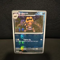 S/V Pokemon TCG Black Bolt Krokorok 058/086 Master Ball Reverse Holo - Image 1