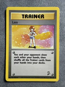 Pokemon WOTC TCG VTG Lass 104/130 Base Set 2 Regular - Image 1