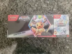 Pokemon Prismatic Evolutions Surprise Box + Booster Bundle Sam's Club Exclusive - Image 1