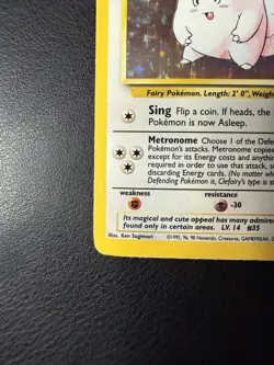1999 Pokemon - Clefairy #5/102 - Base Set Unlimited - Holo Rare - LP - Image 5