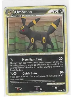 Pokemon TCG Umbreon HS-Undaunted 10/90 Regular Exclusive - Image 1