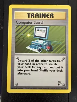 Pokemon - Base Set 2 - Computer Search 101/130 - Regular Rare LP - Image 1