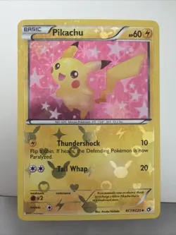 Pikachu RC7/RC25 Legendary Treasures: Radiant Collection Holo - Image 1