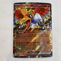 Pokemon TCG: Destined Rivals: 39/182: Ethan's Ho-Oh EX Double Rare NM - Image 1