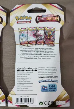 2 POKEMON LOST ORIGIN SLEEVED BOOSTER PACKS - Artwork In Photos - NEW & SEALED - Image 4
