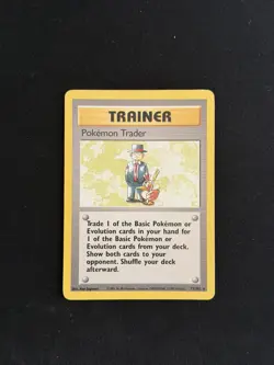 POKEMON - POKEMON TRADER - 77/102 - RARE - BASE SET - LP - Image 1