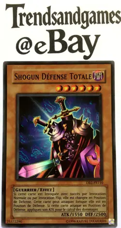 YUGIOH - SHOGUN DEFENSE TOTALE - DB2-FR110 - MINT - SUPER RARE DARK BEGINNING 2 - Image 1