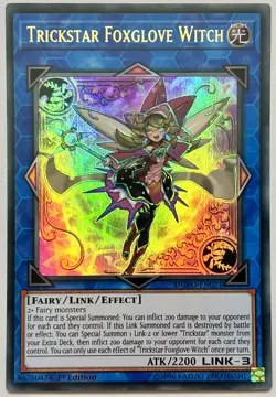 DUPO-EN021 Trickstar Foxglove Witch - Ultra Rare 1st Edition Near Mint YuGiOh - Image 1