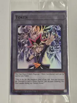 Yugi Muto Token TKN5-EN005 Super Rare Yugioh Legacy of Destruction Promo Mint - Image 1
