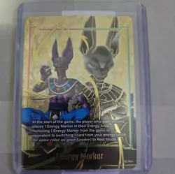 Beerus Energy Marker Gold E01-06 Dragon Ball Super Card Game Fusion World - Image 1