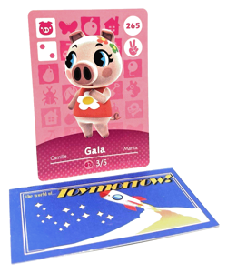 Animal Crossing Nintendo Amiibo - GALA #265 - Series 3 Authentic Card - Image 1