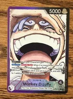 Monkey D. Luffy (Alt Art) OP09-061 L Emperors in the New World - ONE PIECE Card - Image 1