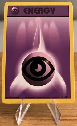 Psychic Energy Card Pokemon Non-Holographic Near Mint - 101/102 Base Set 1999 - Image 1
