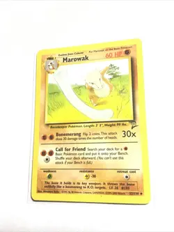 MAROWAK - 52/130 - Base Set 2 - Pokemon Card - LP - Image 1