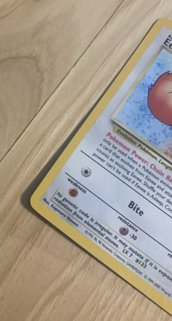 Eevee #11 Black Star Promo (LP) Pokemon Card WOTC 2000 - Image 3