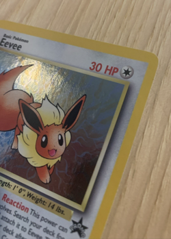 Eevee #11 Black Star Promo (LP) Pokemon Card WOTC 2000 - Image 4