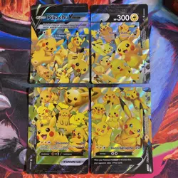 Pikachu V-Union SWSH142 SWSH: Sword & Shield Promo Cards Holo LP - Image 1