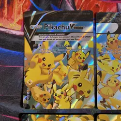 Pikachu V-Union SWSH142 SWSH: Sword & Shield Promo Cards Holo LP - Image 2