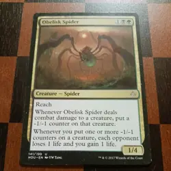 Mtg Obelisk Spider LP/NM Hour of Devastation Magic Spider Card - Image 2