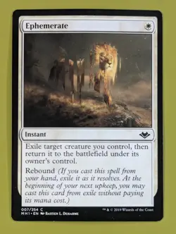 Ephemerate x1 Modern Horizons 1x Magic the Gathering MTG - Image 1