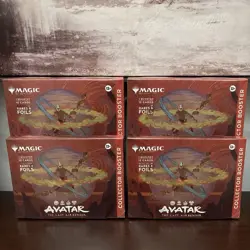 4x Magic: The Gathering, Avatar: The Last Airbender Collector Booster New Sealed - Image 1