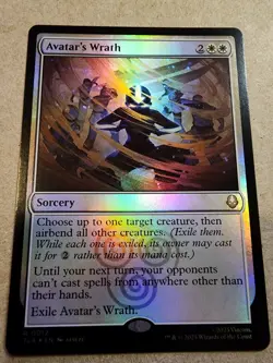 Avatar's Wrath - #12 Foil - Avatar: The Last Airbender - Mtg - Image 1