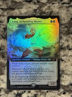 Aang, Airbending Master (Extended Art) M Avatar: Eternal-Legal NM FOIL - Image 1
