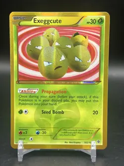 Exeggcute 102/101 Plasma Blast 2013 Secret Rare Holo Pokemon English LP - Image 1