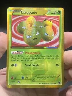 Exeggcute 102/101 Plasma Blast 2013 Secret Rare Holo Pokemon English LP - Image 3